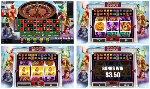 Age of Gods Roulette and Slots Progressive Games